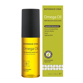 Botanico Vida Omega Oil, 50ml (1.69 fl oz). The 100% Natural Body Oil for Stretch Marks, Scars, Dry Skin