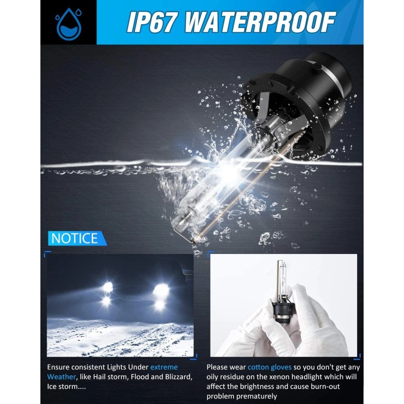 SHENKENUO For 2004-2011 Rolls-Royce Phantom D2S XENON HID Low Beam