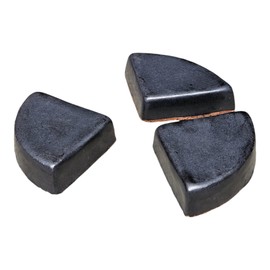 Teramico Saucer Feet for Flower Pots/Planters Blue Anthracite White Stoneware Glazed Completely Frost-Proof (Anthracite, Set of 3)