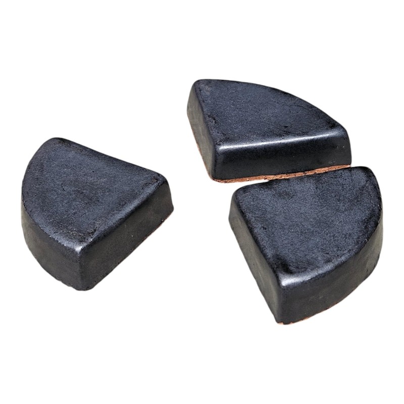 Teramico Saucer Feet for Flower Pots/Planters Blue Anthracite White Stoneware