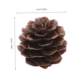 FUNOMOCYA 100pcs Mini Natural Pine Cone for Christmas Tree 1.18 Inch Pine Cones for Craft Mini Pinecone Ornaments Christmas Wreath Craft Winter Fall Vase Filler
