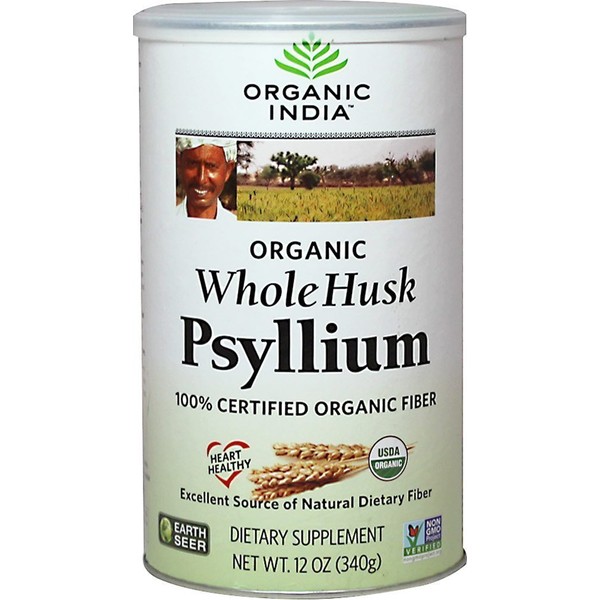 Fiber Harmony Organic Psyllium Whole Husk - 3.5 oz (6 Pack)