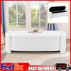 Unbranded Storage Velvet Ottoman Bench Upholstered Fabric Storage Bench End