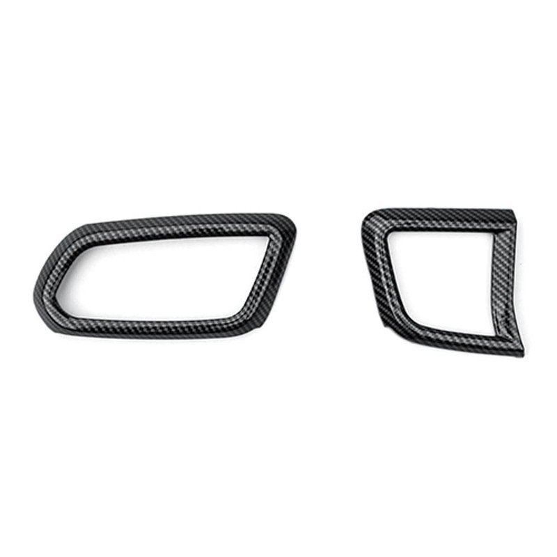 JUIVEEL Carbon Fiber Style Car Front Side Air Outlet Vent
