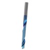 Single Flute Cutter Tungsten Steel Spiral End Mill Straight Shank