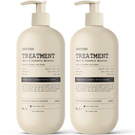 [64% improvement in crown odor] 1+1 Sentiber Large Capacity Shampoo 1L Mildly Acidic Scalp Beauty Salon Fragrant - Basil & Chamomile Treatment 1L / [정수리냄새 64% 개선] 1+1 센티베르 대용량 샴푸 1L 약산성 두피 미용실 향기좋은 - 바질 앤 캐모마일 트리트먼트 1L X 2개
