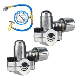 Ausla Pack of 2 BPV 31 Piercing Valve, Adjustable Valve Piercing Tap Valve Air Conditioning Fridge Parts for 1/4 Inch, 5/16 Inch, 3/8 Inch Hoses