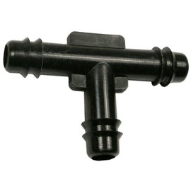 Pico 5235PT 3/8" ID Vacuum Line Tee Connectors High Impact Nylon Barbed to Hold Hose - 5 per Package