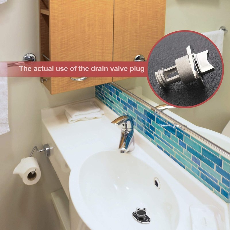 316 Stainless Steel Bilge Drain Plug Fit 1inch, 25mm Hole,