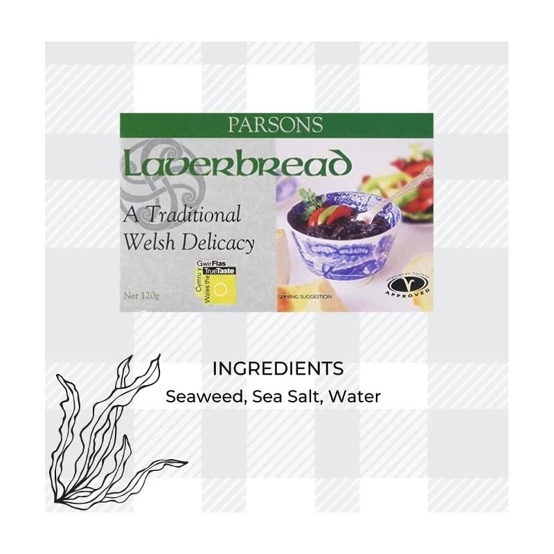 AETN Creations Parsons Laverbread Bundle Pack Consist of 4x120g Plus