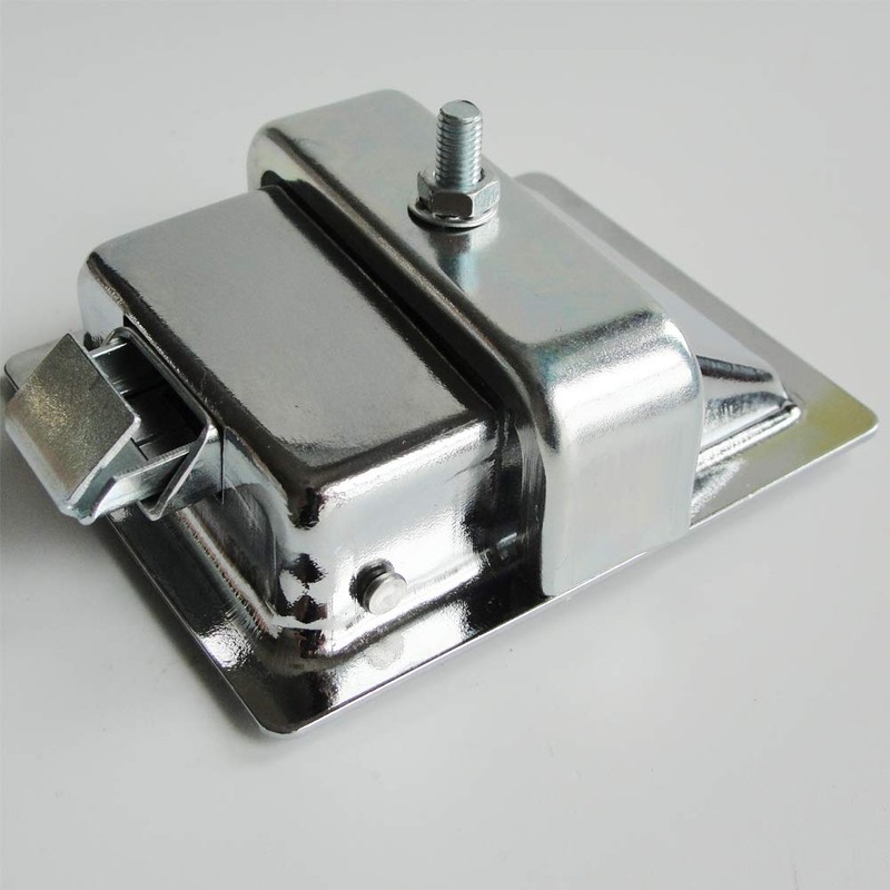 2 PCS Flush Mount Paddle Handle Stainless Steel Locking Door