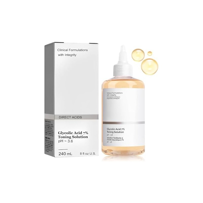 Ácido Glicólico 7% Solución, Exfolia, 240 ml (A)