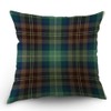Moslion Throw Pillow Cover Scottish Tartan Plaid Christmas Traditional Checkered