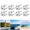 8pcs 3/8 Inch M10 Stainless Steel Wire Rope Cable Clip