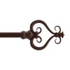 Kenney KN65407 Serena Large Plastic Heart Scroll End Standard Decorative