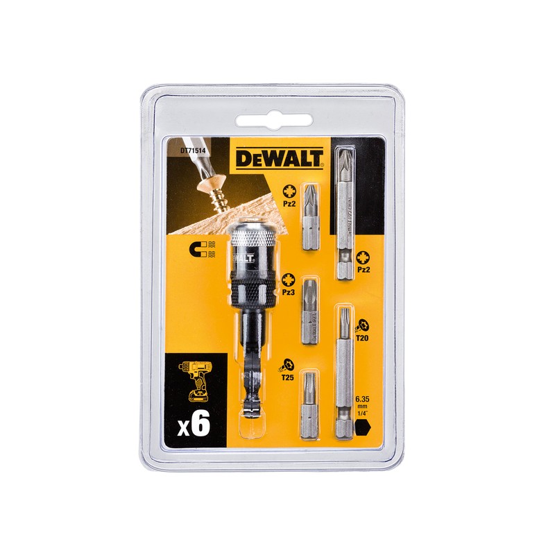 Dewalt DT71514-QZ Screwdriving Set (6 Pieces), Multi