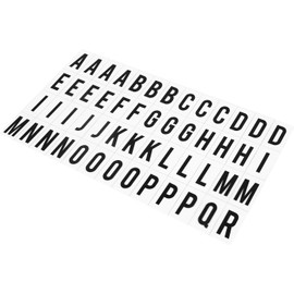 A Set 104Pcs Black Cinematic Lightbox Replacement Letters & Numbers Signs Black for A4 Light Up Letter Box Sign Message Board, Presentation Boards 65.4x35mm (LED Light Box is NOT Included!!)