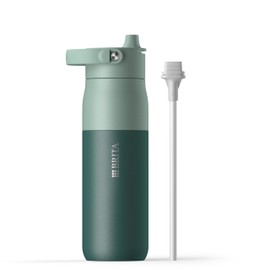 Brita Larq Essential Stainless Steel Drinking Bottle with Straw (680 ml) Green