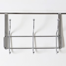 Premier Housewares 509727 6 Hook Over Door Hanger - Chrome