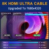 ATETEO 10K 8K HDMI Cable 2.1, 6M Ultra HD Cable