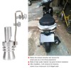 Suuonee Turbo Sound Simulator Whistle, Trumpet Type Universal Exhaust Pipe