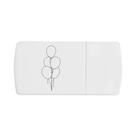 'Party Balloons' Pill Box with Tablet Splitter (PI00022828)