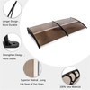 Window Awning Door Canopy,35" x 77" Polycarbonate Cover Front Door