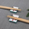 Chopsticks Rest Stylish Kutani Ware Pair Chopsticks Rest Set, Phoenix