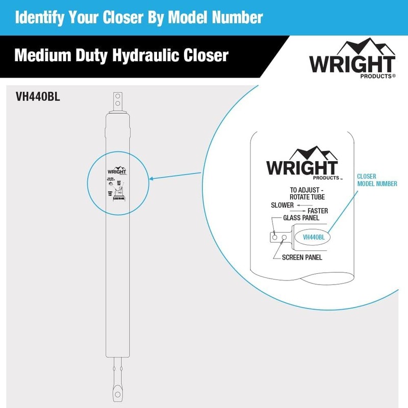 Wright Products - Medium Duty “No Bounce” Pneumatic Screen and