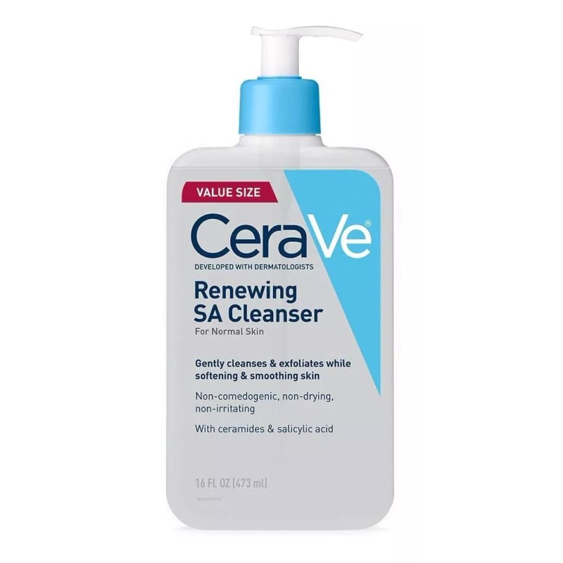 Cerave Renewing Sa Limpiador Facial Con Ac Salicilico 473ml