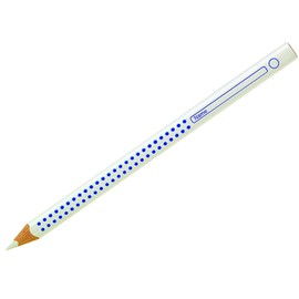 Faber-Castell Jumbo Grip 110801 Colouring Pencil, for Notebooks and Blackboards, White (6)