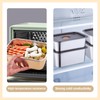 2 PCS Stainless Steel Food Storage Containers(33oz) with Lids Leak