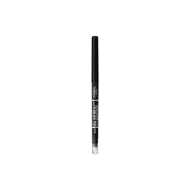 L'Oréal Paris Makeup Infallible Never Fail Pencil Eyeliner, Black, 0.008