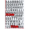 XIAXIN Waterproof PVC Alphabet Number Stickers Set Weatherproof Waterproof Roman