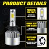 RIDROID 2x H7 LED Headlight Bulbs Kit High or Low