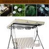 JEWELTH Traditional/Cottage Swing Canopy Replacement Top, 3 Seat Patio Swing