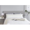Todocama Pair of Pillow Cases Extra Soft Hypoallergenic Beige 135x40cm