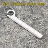 Titanium Ruler, Portable EDC Micro Ruler, Lightweight Keychain Small Ruler,