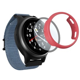 ANIO 6 Compatible Protector Case – Children's Smartwatch Screen Protector: Protective Case & Screen Protector – Scratch-Resistant, Robust, Easy to Install (Hibiscus)