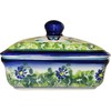 Polish Pottery Butter Dish -"Eva's Collection" Serenity
