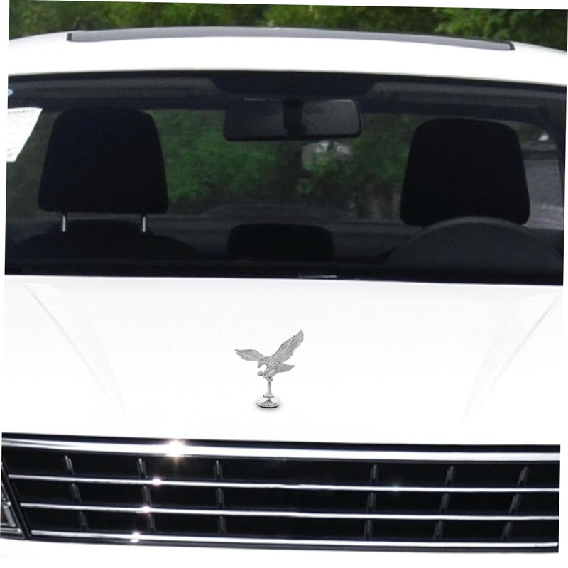 MUCKLILY 3D Metal Front Logo Eagles Car Magnet Hood Ornament