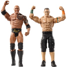 WWE WrestleMania The Rock & John Cena Figures, 2 Pack