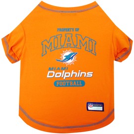 Pets First Miami Dolphins T-Shirt, X-Small