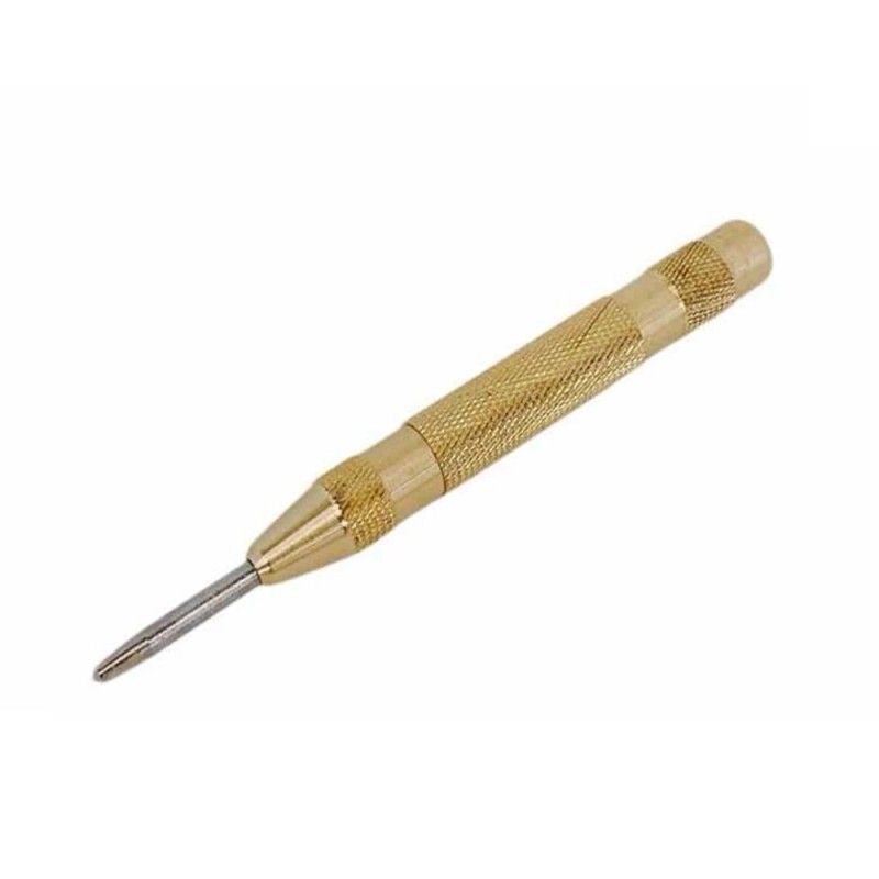 MH GLOBAL 5" Automatic Brass Spring Loaded Center Punch Hand