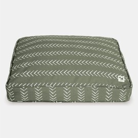 Molly Mutt Dog Crate Pad Cover, 100% Cotton Canvas Mat for Dog or Puppy Crate Bed, Durable, Washable, and Free of Harmful Chemicals, Pre-Shrunk, 24"x18"x2.5", Forever Young