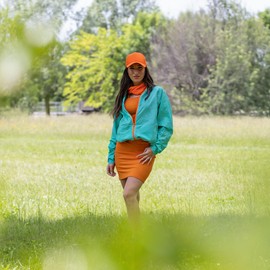 MAPIMANIA - Multifunctional tube scarf, ultralight for any type of sport, neckband, men, women, balaclava, summer cap, neon orange