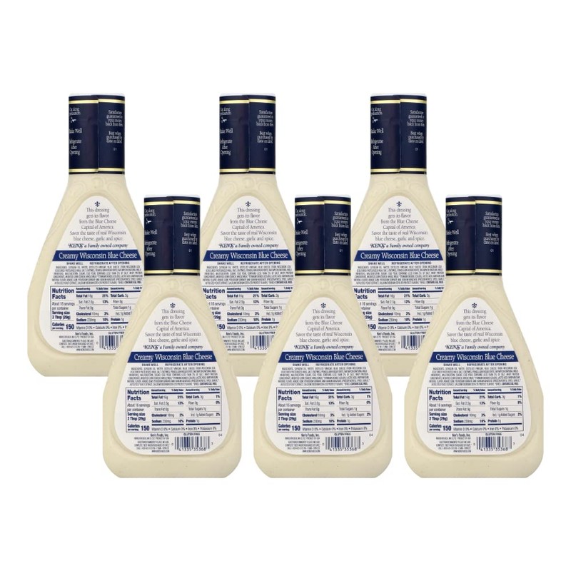 Ken's Steak House Creamy Wisconsin Blue Cheese Dressing (16 Fl