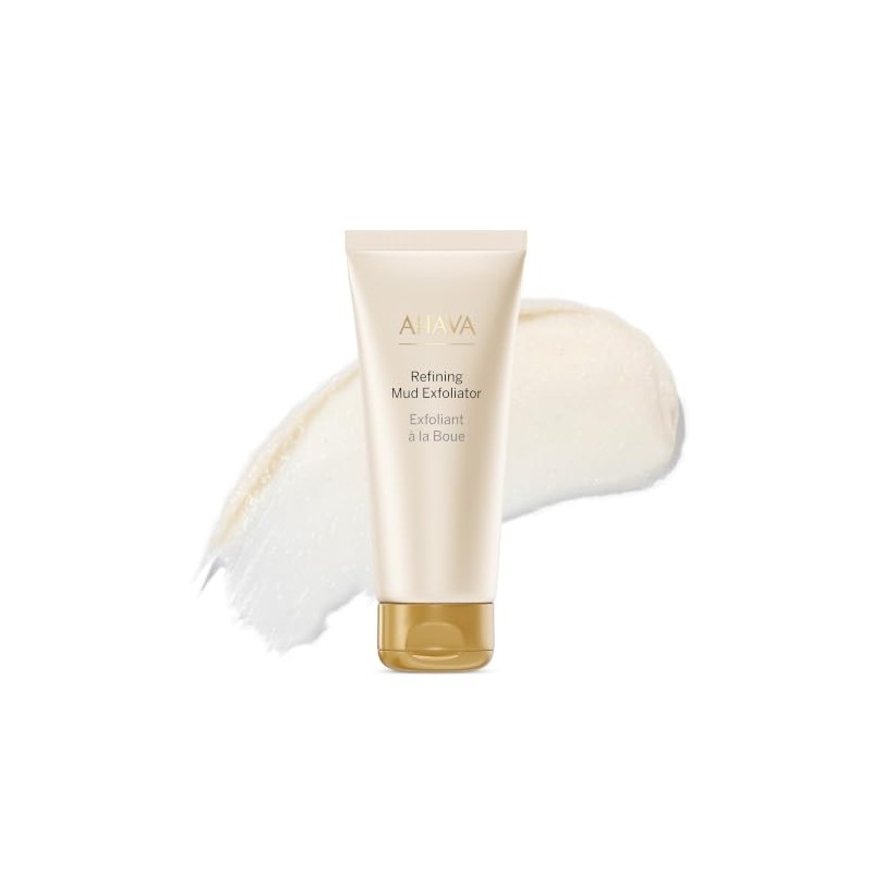 AHAVA Time to Clear Facial Mud Exfoliator, 3.4 Fl Oz