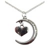 Silver Plated Necklace to the Moon and Back Pendant Special