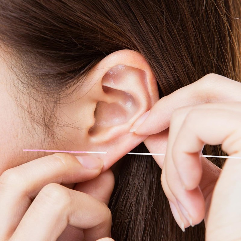 180 Pcs Piercing Cleaner Floss Disposable Piercing Hole Cleaner Ear
